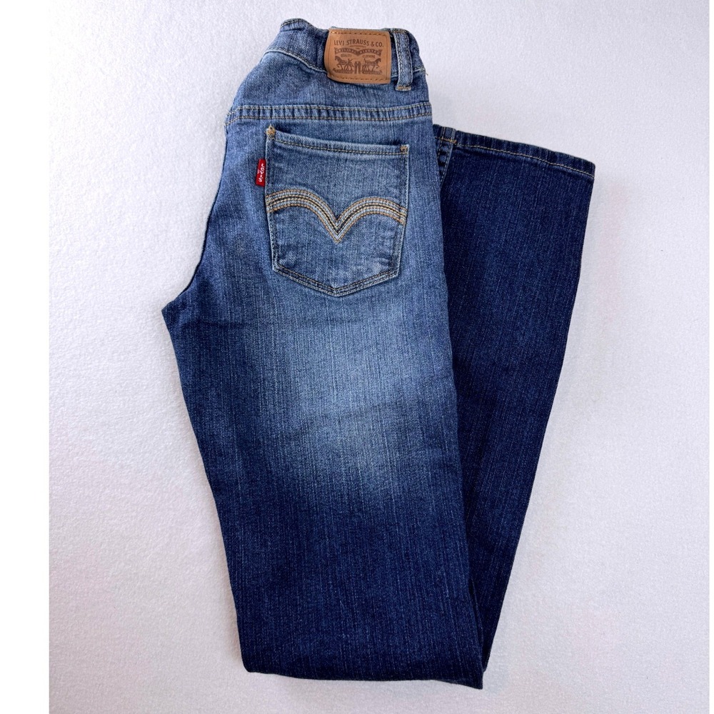 Levi's 511 Slim Jeans Boys 14 Reg Stretch Medium Wash Denim